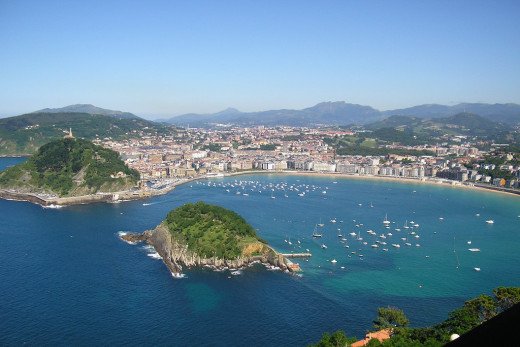 La bahía de San Sebastián, joya del País Vasco