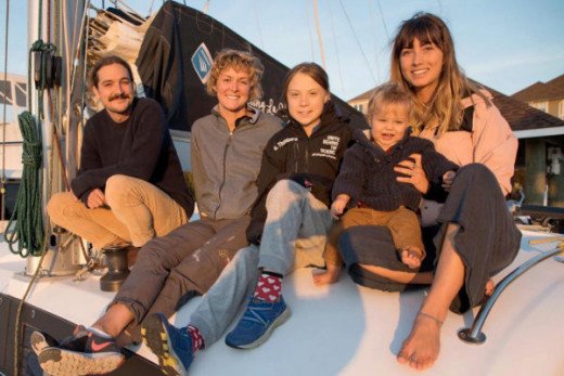 ¿Llegará a tiempo Greta Thunberg a la cumbre del clima cruzando el Atlántico en Catamarán?