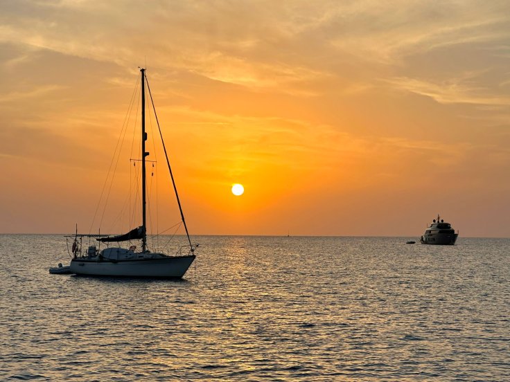 Navegación en velero por Ibiza
