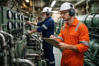 Cómo es trabajar en la sala de máquinas de un buque mercante