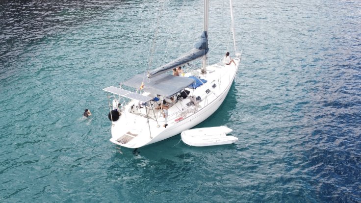 Curso a bordo por Menorca