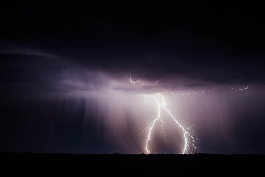 La tormenta, un peligroso compañero de viaje.