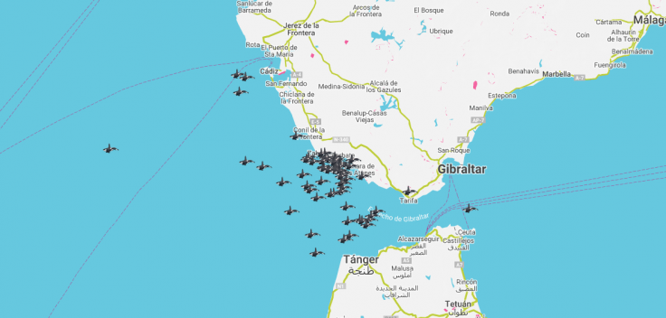Mapa de seguimiento de Orcas
