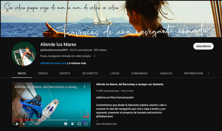 Allende los Mares Youtube