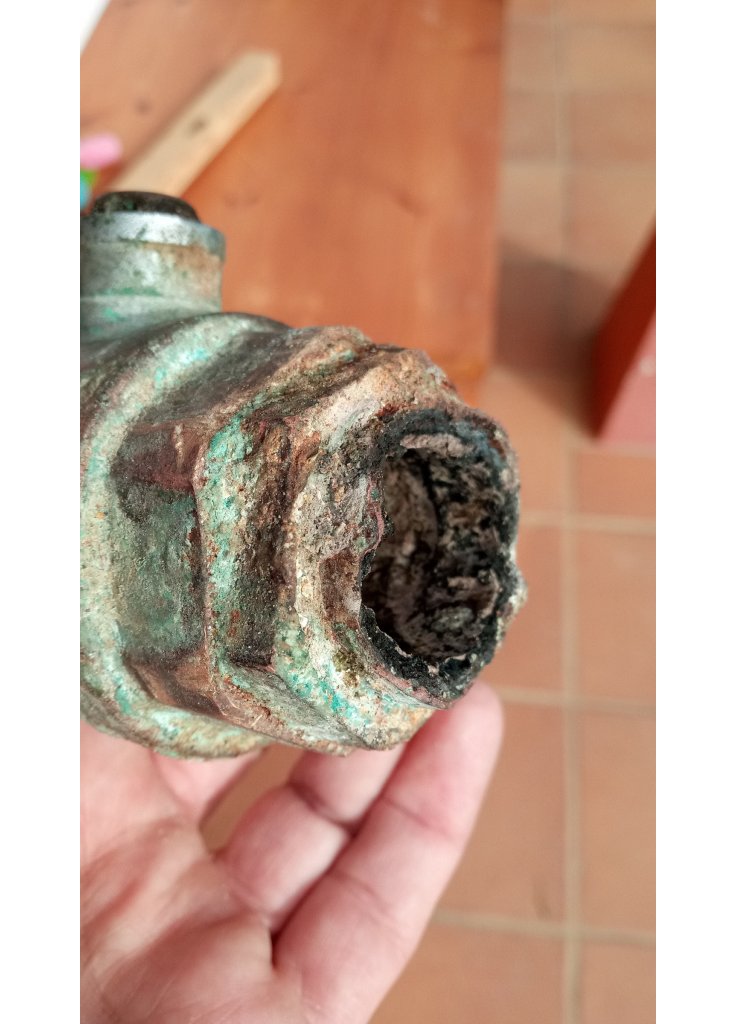 Grifo de fondo partido