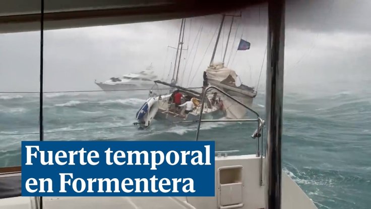El fuerte temporal en Formentera arrastra a las embarcaciones y deja nueve heridos