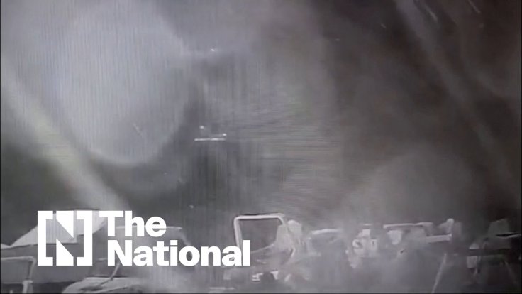 CCTV footage shows moment Bayesian yacht sinks during violent storm